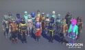 شهر علمی تخیلی چند ضلعی برای یونیتی – POLYGON Sci-Fi City – Low Poly 3D Art by Synty