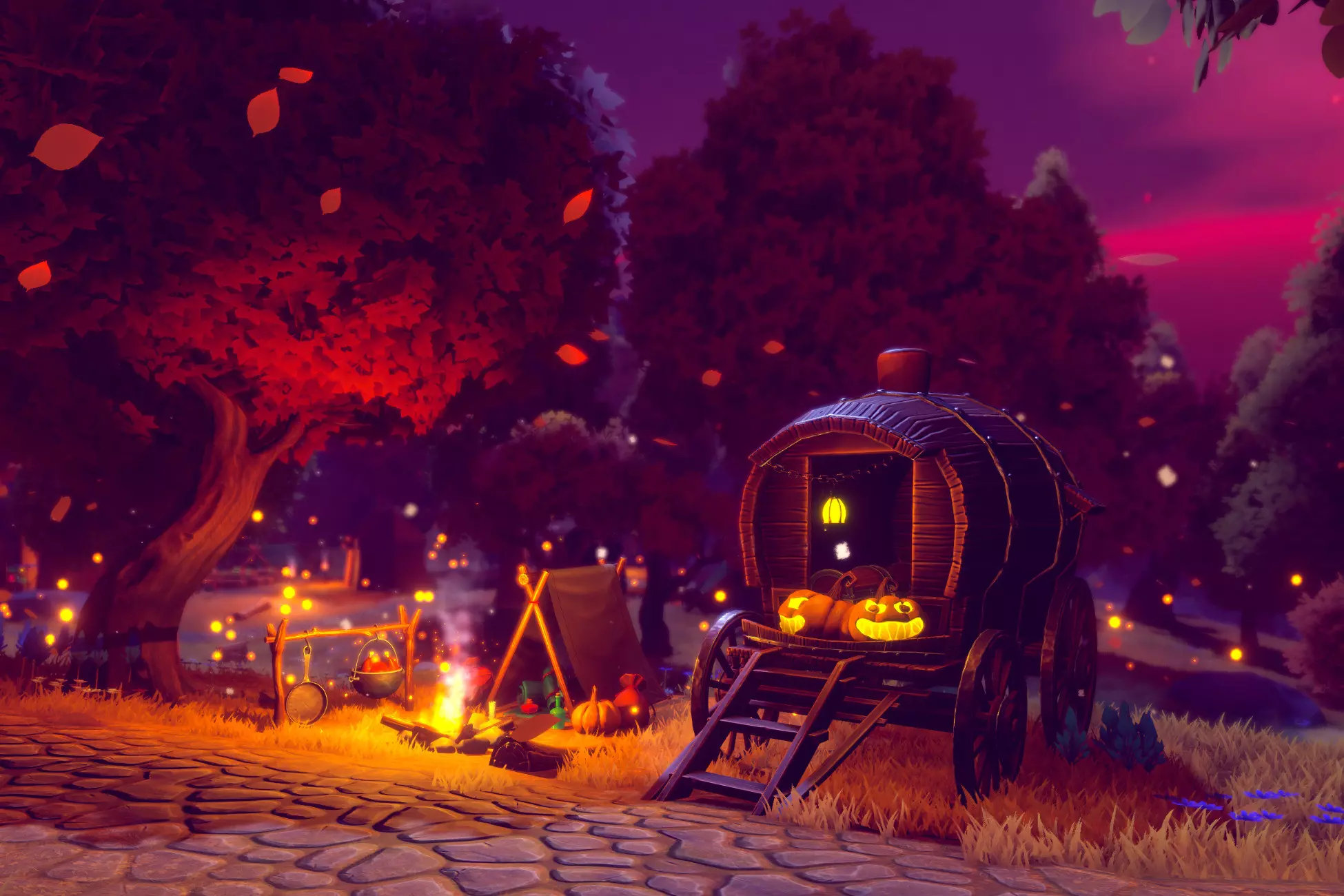 Dreamscape Nature : Campsite – Stylized Open World Environment – سرزمین رؤیا: کمپ طبیعت – محیط استایلشده دنیای باز برای یونیتی