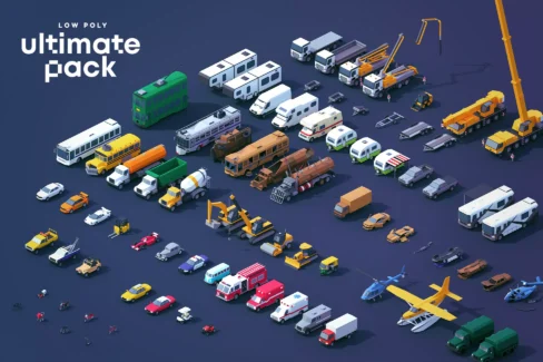 بسته نهایی لوپولی برای یونیتی – Low Poly Ultimate Pack Unity