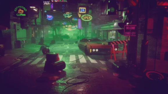 سایبرپانک – شهر سایبری برای یونیتیcyberpunk – Cyber City (HDRP + BIP)