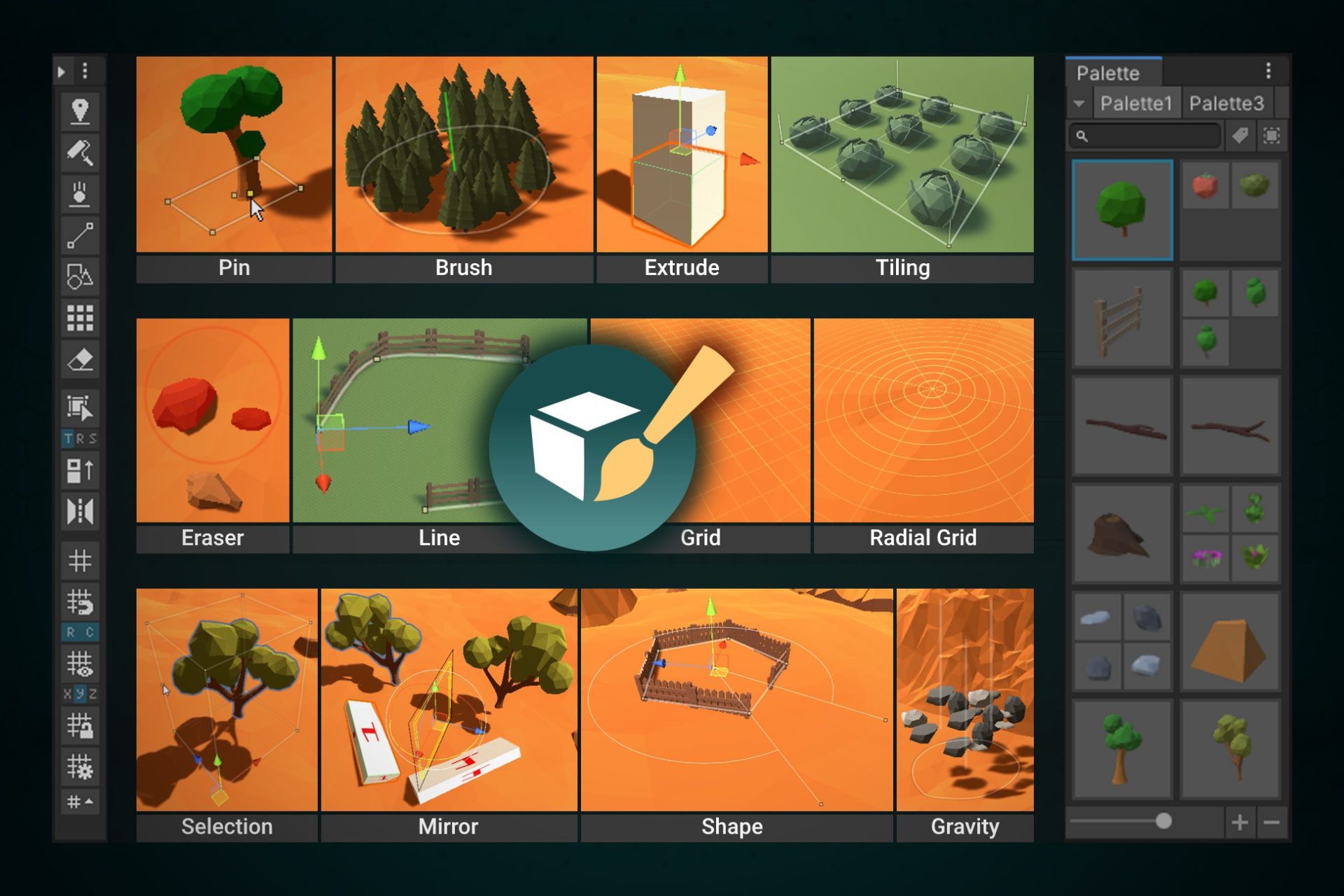 Prefab World Builder For Unity-سازنده کامل جهان برای یونیتی