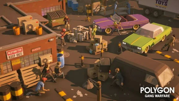 هنر سه‌بعدی جنگ باندهای پلیگان برای یونیتی – POLYGON Gang Warfare – Low Poly 3D Art by Synty