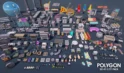 شهر علمی تخیلی چند ضلعی برای یونیتی – POLYGON Sci-Fi City – Low Poly 3D Art by Synty