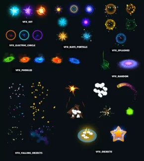 Particle VFX – افکت های ذره ای جلوه های ویژه برای یونیتی