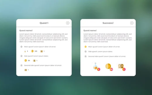 Flat white, minimalistic GUI – 4k, over 200 PNG files – رابط گرافیکی مینیمالیستی سفید تخت برای یونیتی
