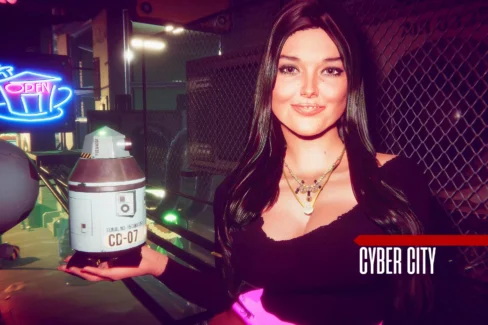 سایبرپانک – شهر سایبری برای یونیتیcyberpunk – Cyber City (HDRP + BIP)