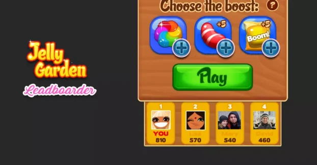بسته بازی ژله ای برای یونیتی – Match 3 Jelly Garden Kit