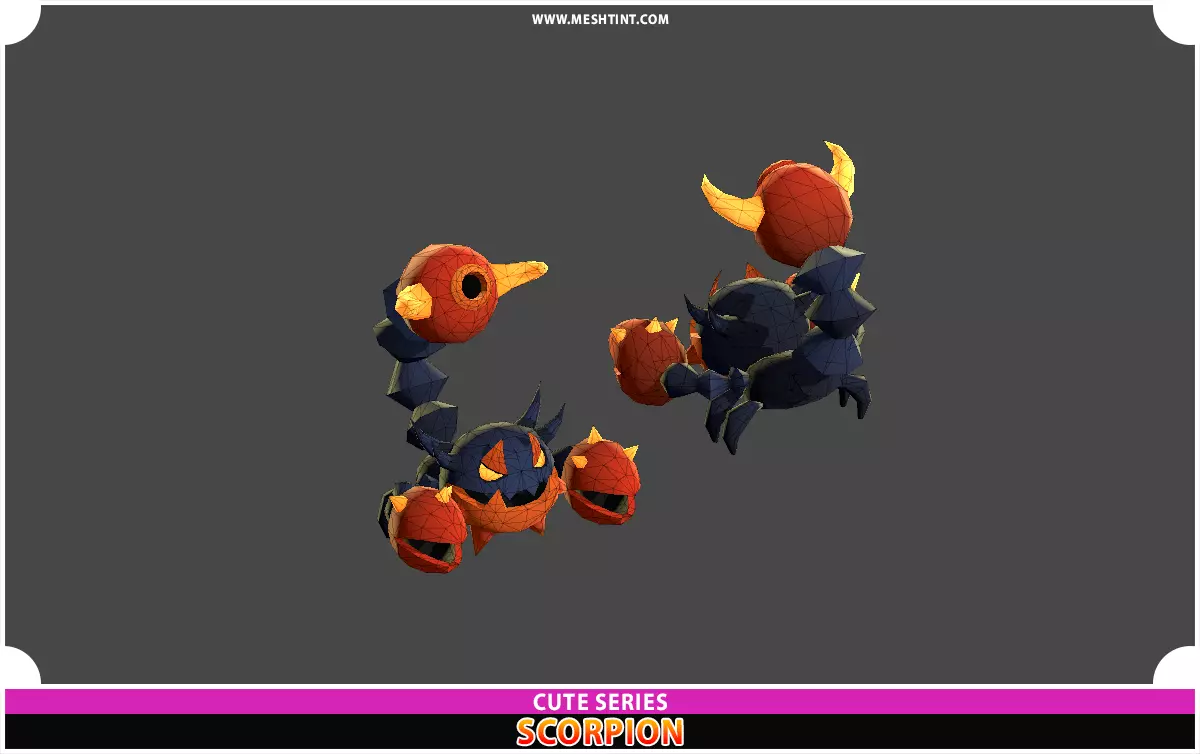 Monsters Ultimate Pack 04 Cute Series-بسته نهایی هیولاها ۰۴ – مجموعه بامزه برای یونیتی
