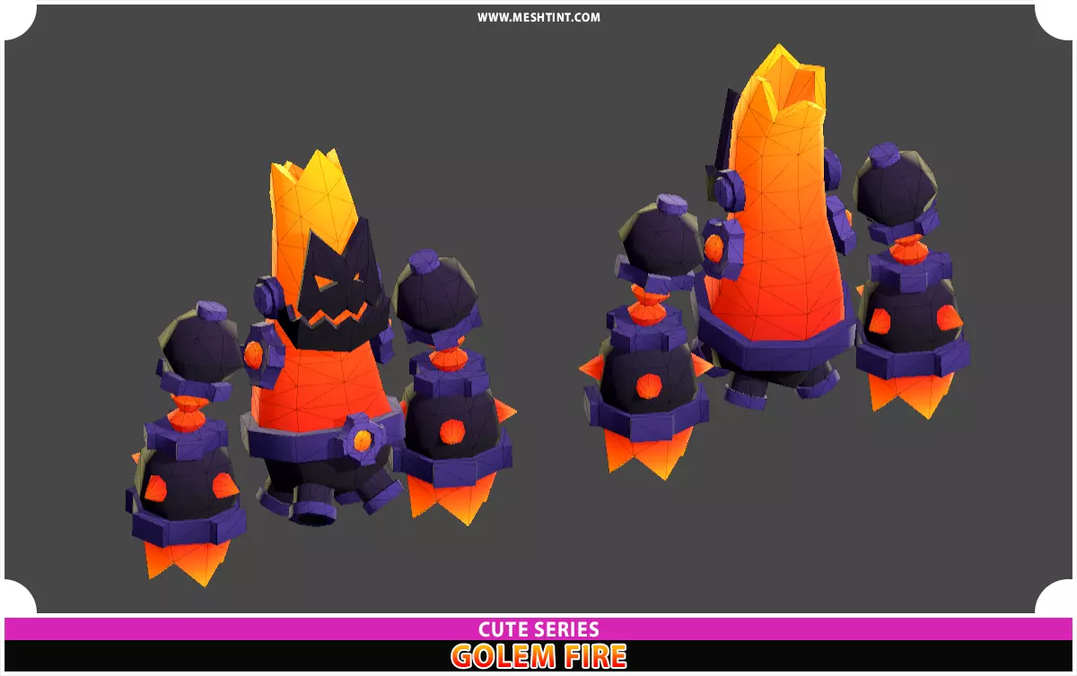 Monsters Ultimate Pack 04 Cute Series-بسته نهایی هیولاها ۰۴ – مجموعه بامزه برای یونیتی