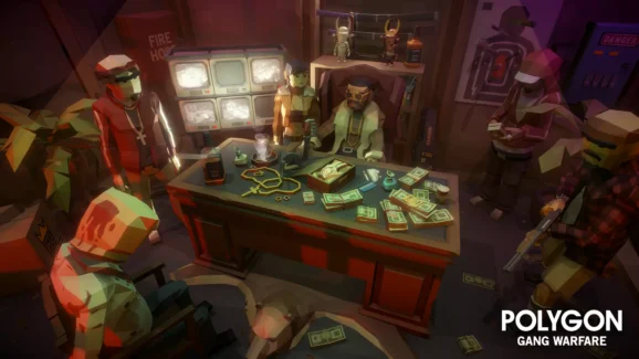 هنر سه‌بعدی جنگ باندهای پلیگان برای یونیتی – POLYGON Gang Warfare – Low Poly 3D Art by Synty