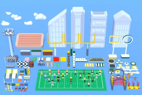 ورزش‌های عظیم پیش ساخته هایپرکژوال برای یونیتی – Hyper Casual Mega SportsFor Unity