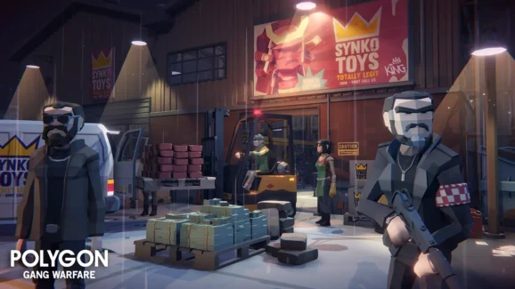 هنر سه‌بعدی جنگ باندهای پلیگان برای یونیتی – POLYGON Gang Warfare – Low Poly 3D Art by Synty