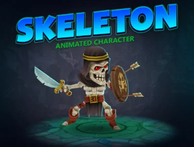 Skeleton animated character – شخصیت متحرک اسکلت 