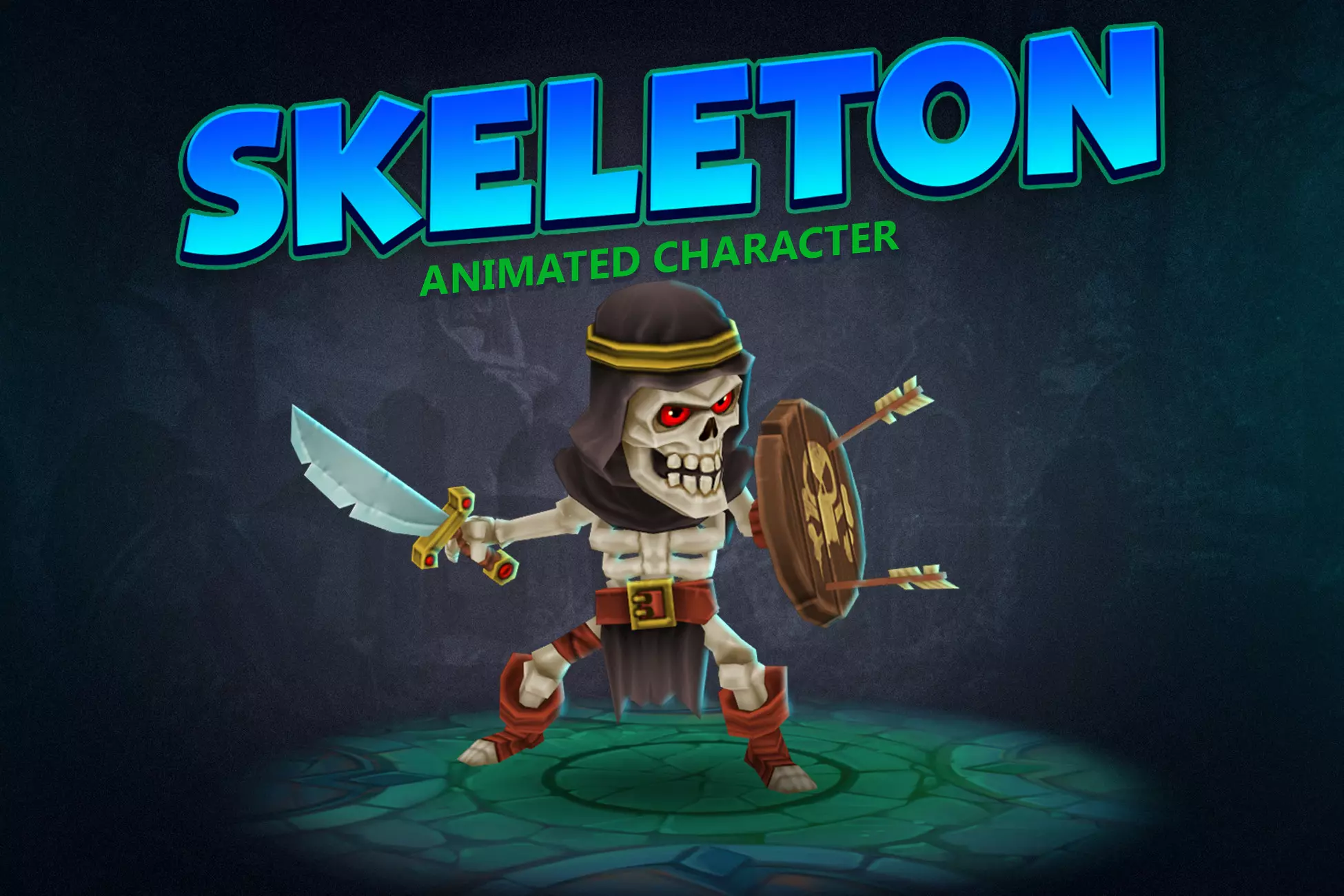 Skeleton animated character – شخصیت متحرک اسکلت