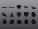 مجموعه المان های سه بعدی بلک فرایدی- 3D Black shape ICON