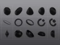 مجموعه المان های سه بعدی بلک فرایدی- 3D Black shape ICON