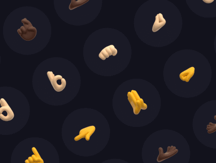 پک ایموجی سه بعدی فُرم دست-3D Emoji Pack Gestures Icon