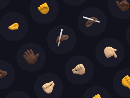 پک ایموجی سه بعدی فُرم دست-3D Emoji Pack Gestures Icon