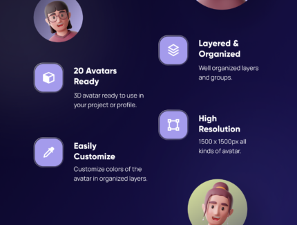 آواتار سه بعدی Facely – MetaPeople 3D Avatar