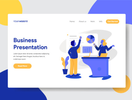 5 تصویر مفهومی کسب و کار – Business Concept Illustrations