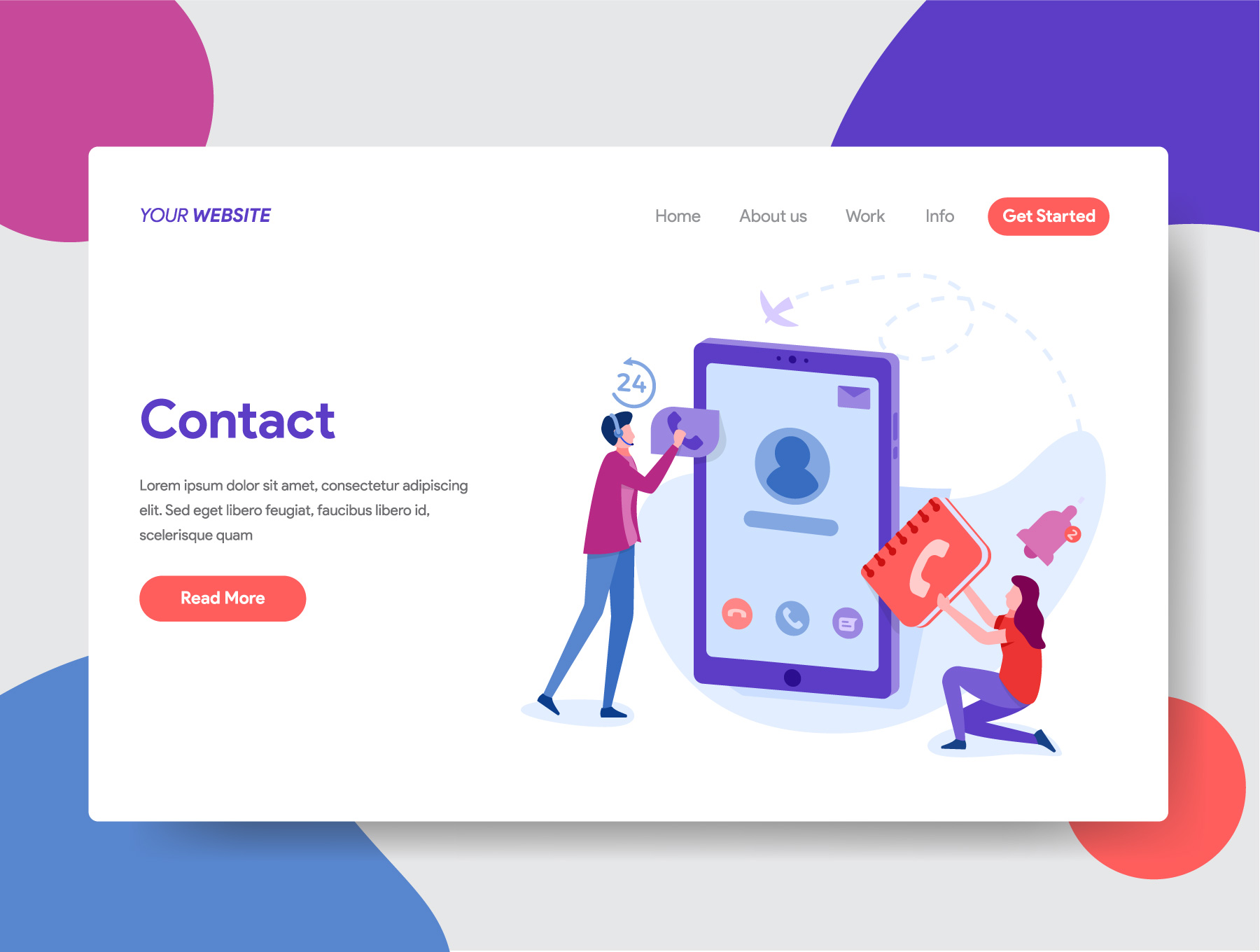 16 Business and Development Illustration – تصویرسازی وکتور برای کسب‌وکار و توسعه