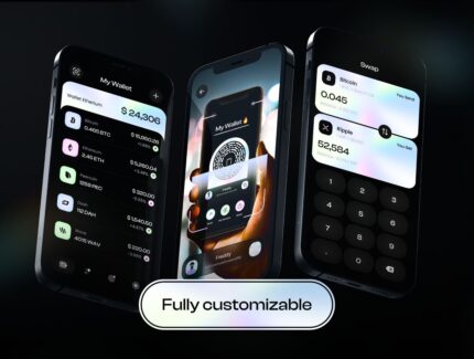 کیت رابط کاربری کیف پول ارز دیجیتال – Crypto Wallet UI Kit