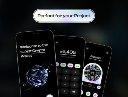 کیت رابط کاربری کیف پول ارز دیجیتال – Crypto Wallet UI Kit