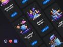 مجموعه آیکون سه‌بعدی کریپتو – DeFicons vol. 2 – Crypto 3D Icon Set
