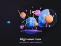 مجموعه آیکون سه‌بعدی کریپتو – DeFicons vol. 2 – Crypto 3D Icon Set