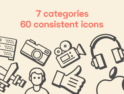 آیکون‌های پایه تقریباً مسطح – Almost Flat Base Icons