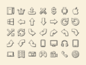 آیکون‌های پایه تقریباً مسطح – Almost Flat Base Icons