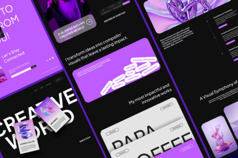 قالب وب سایت – Website Template