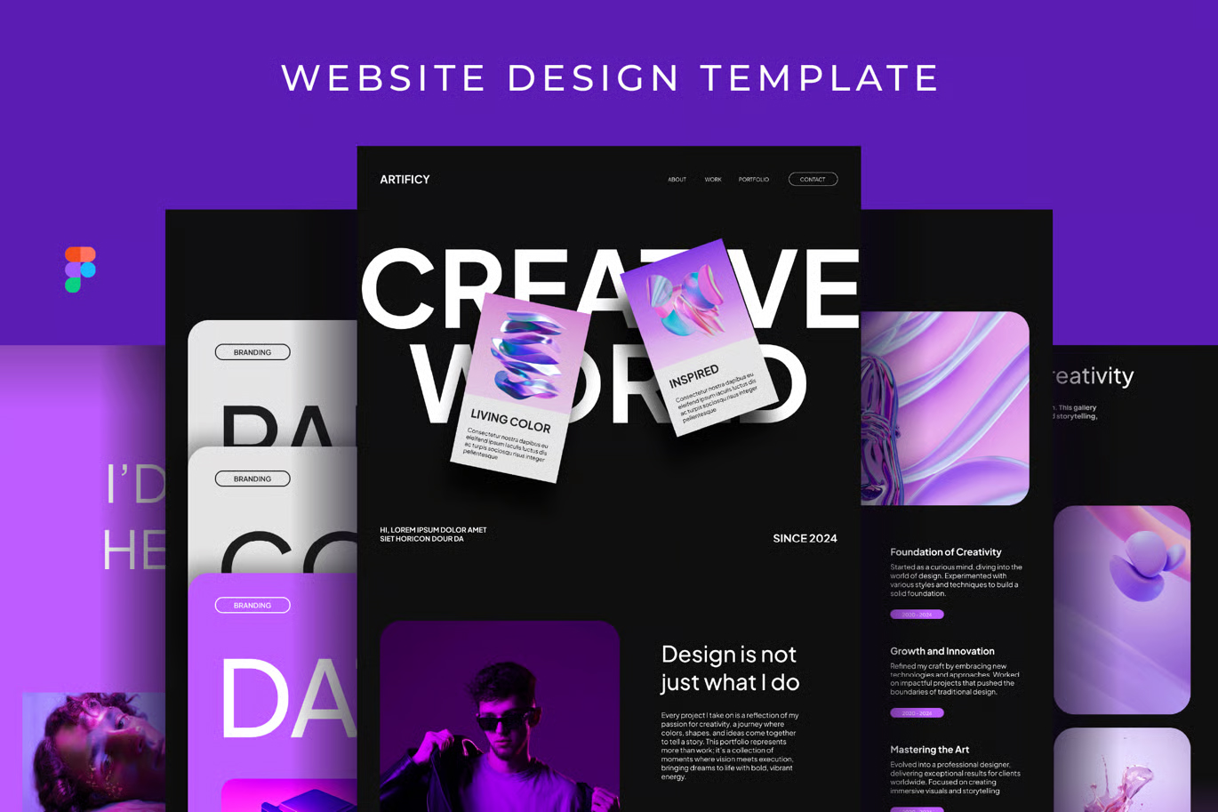 قالب وب سایت – Website Template